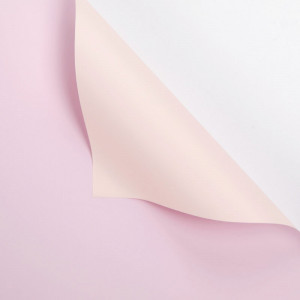Калька "Bicolor" (20 л.) - #166 Розовый + Кремовый